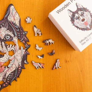 Husky - Dřevěné puzzle 1