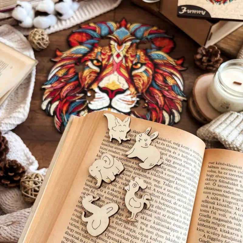 Exotickým lvem - Dřevěné puzzle 5 Exotickým lvem - Dřevěné puzzle 5