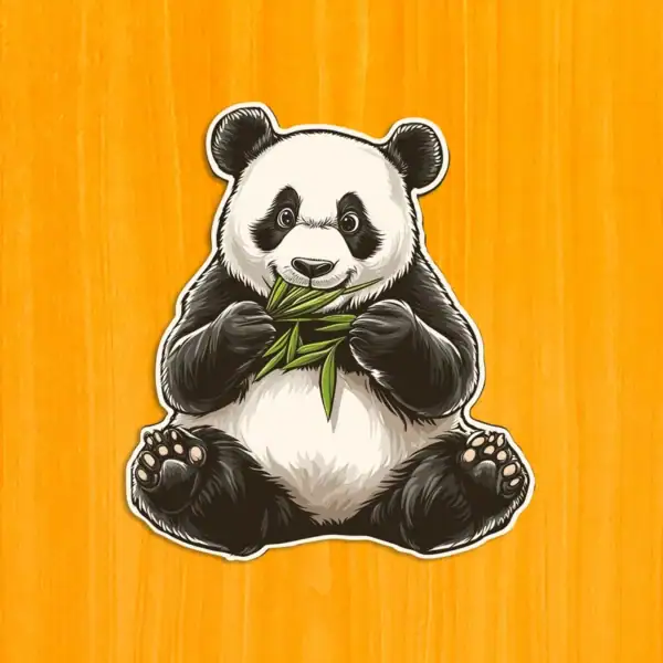 Hladová panda – Dřevěné puzzle 2