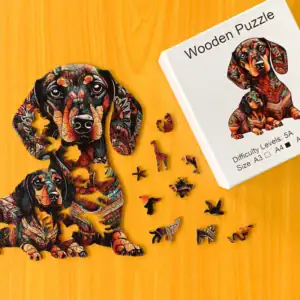 Jezevčík – Dřevěné puzzle 1