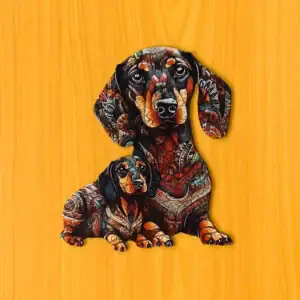 Jezevčík – Dřevěné puzzle 2