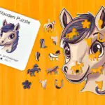 Kouzelný poník – Dřevěné puzzle 1