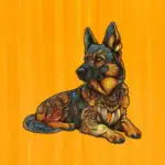 Legendární německý ovčák – Dřevěné puzzle 2