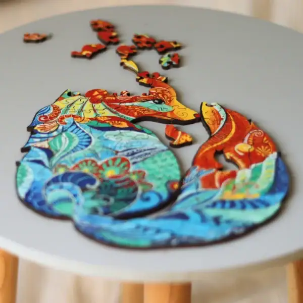 Liška - Dřevěné puzzle 7