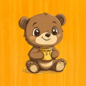 Nenasytný medvídek – Dřevěné puzzle 2