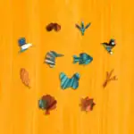 Ohnivý ledňáček – Dřevěné puzzle 3