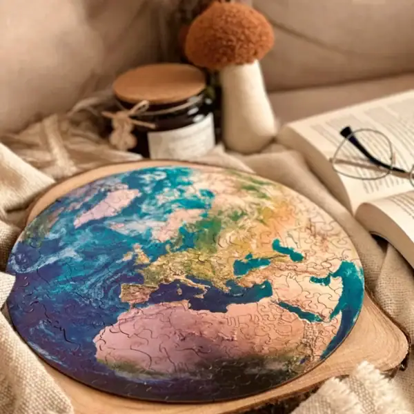 Planeta země - Dřevěné puzzle 7