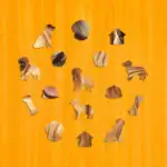 Přátelský zlatý retrívr – Dřevěné puzzle 3