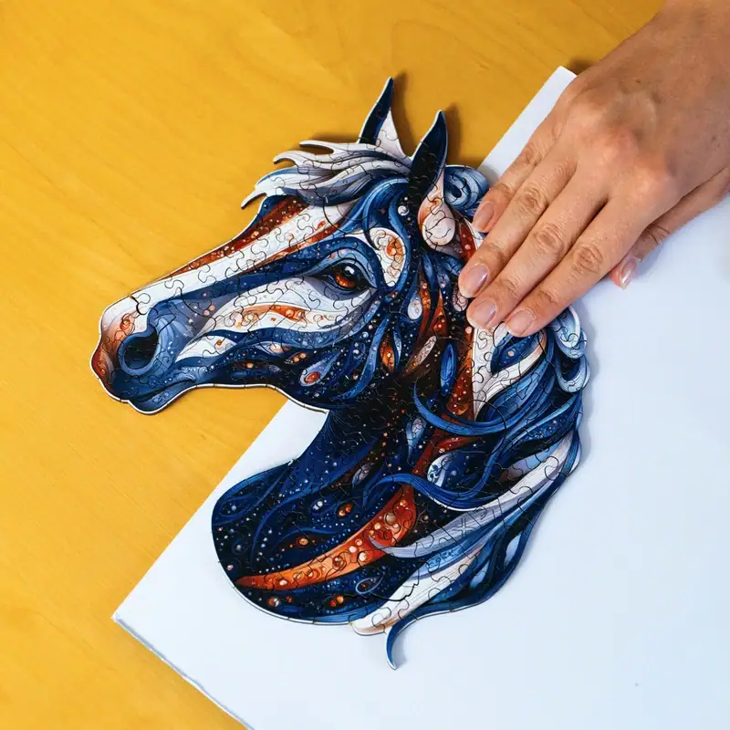 Ranní kůň – Dřevěné puzzle 5 Ranní kůň – Dřevěné puzzle 5