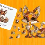 Rošťácká liška – Dřevěné puzzle 1