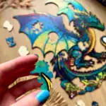 Strašlivým drakem - Dřevěné puzzle 5