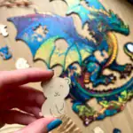 Strašlivým drakem - Dřevěné puzzle 6