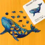 Úchvatná velryba – Dřevěné puzzle 1