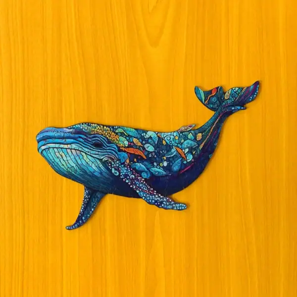 Úchvatná velryba – Dřevěné puzzle 2