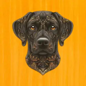 Věrný labrador – Dřevěné puzzle 2