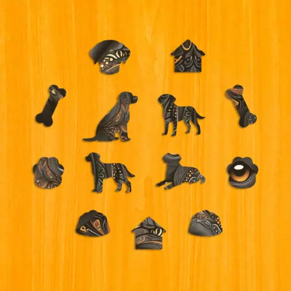 Věrný labrador – Dřevěné puzzle 3