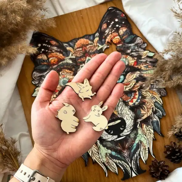 Vlkem - Dřevěné puzzle 7