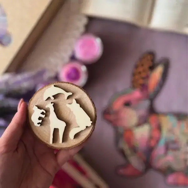 Zajíčkem - Dřevěné puzzle 6