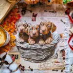 Zvědavá štěňata – Dřevěné puzzle 5