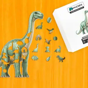 Brachiosaurus – Dřevěné puzzle 1