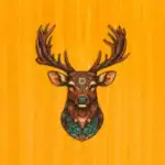 Impozantní jelen – Dřevěné puzzle 2