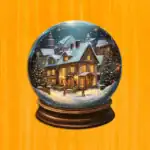 Kouzelná sněhová koule – Dřevěné puzzle 2