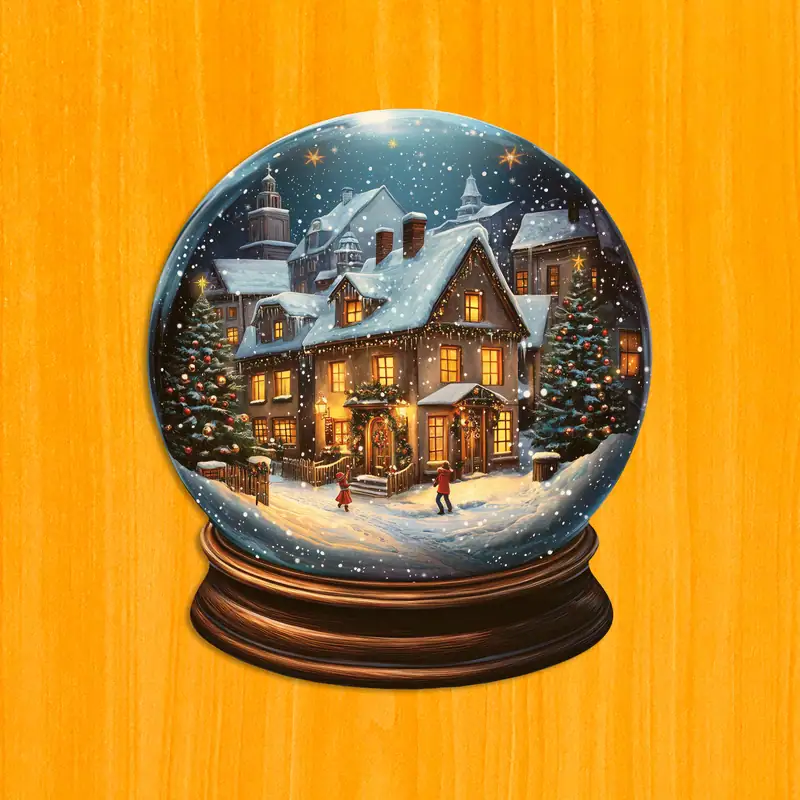 Kouzelná sněhová koule – Dřevěné puzzle 2