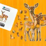 Krotké srnky – Dřevěné puzzle 1