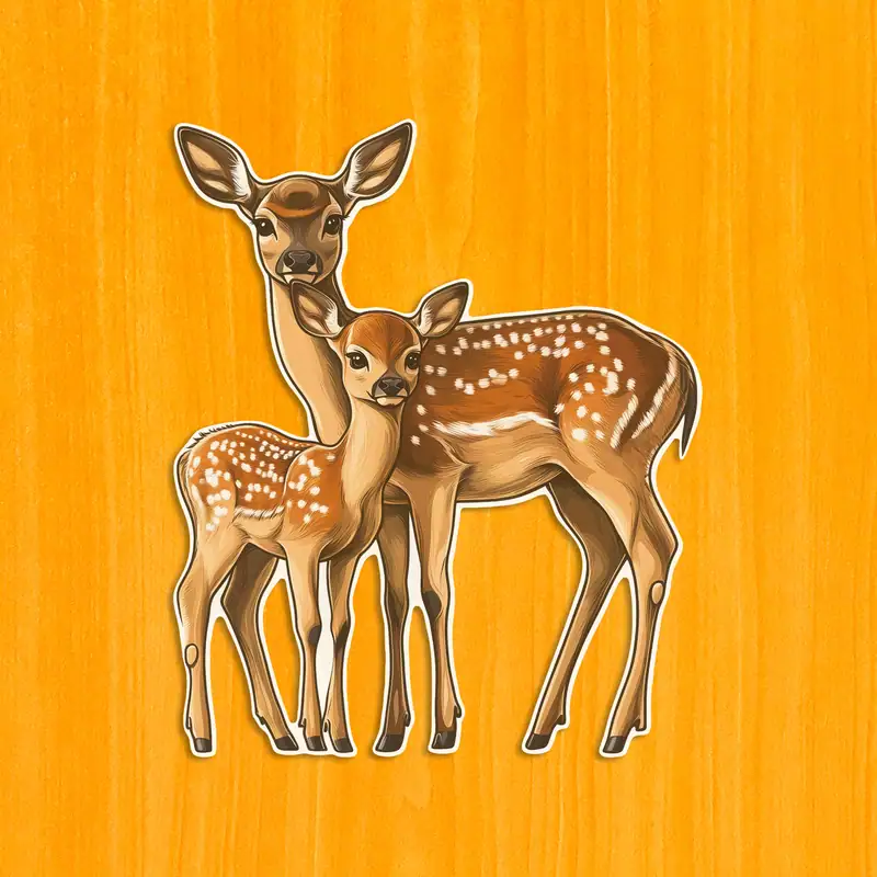 Krotké srnky – Dřevěné puzzle 2