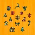 Ozdobený vánoční strom – Dřevěné puzzle 3