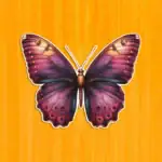 Pestrobarevný motýl – Dřevěné puzzle 2