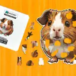 Roztomilé morče – Dřevěné puzzle 1