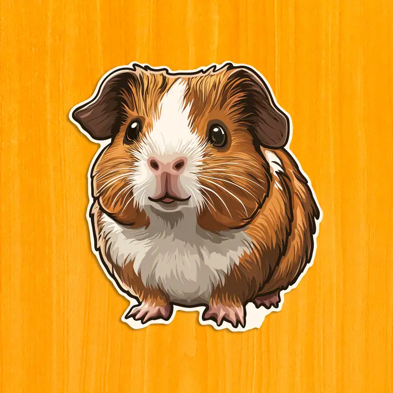 Roztomilé morče – Dřevěné puzzle 2