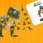 T-rex – Dřevěné puzzle 1