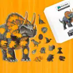 Triceratops – Dřevěné puzzle 1