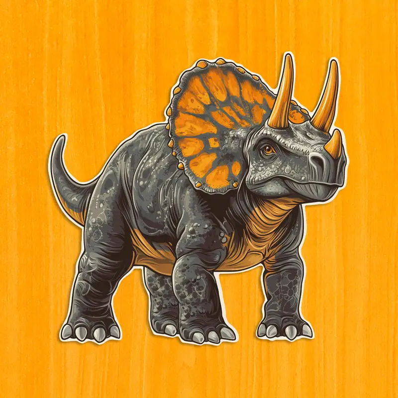 Triceratops – Dřevěné puzzle 2