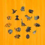 Triceratops – Dřevěné puzzle 3