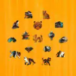 Vznešený tygr – Dřevěné puzzle 3